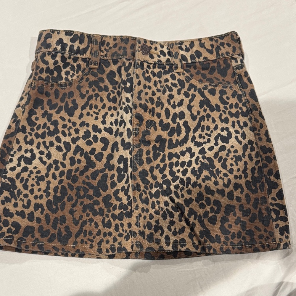 GAP Animal Print Mini Skirt